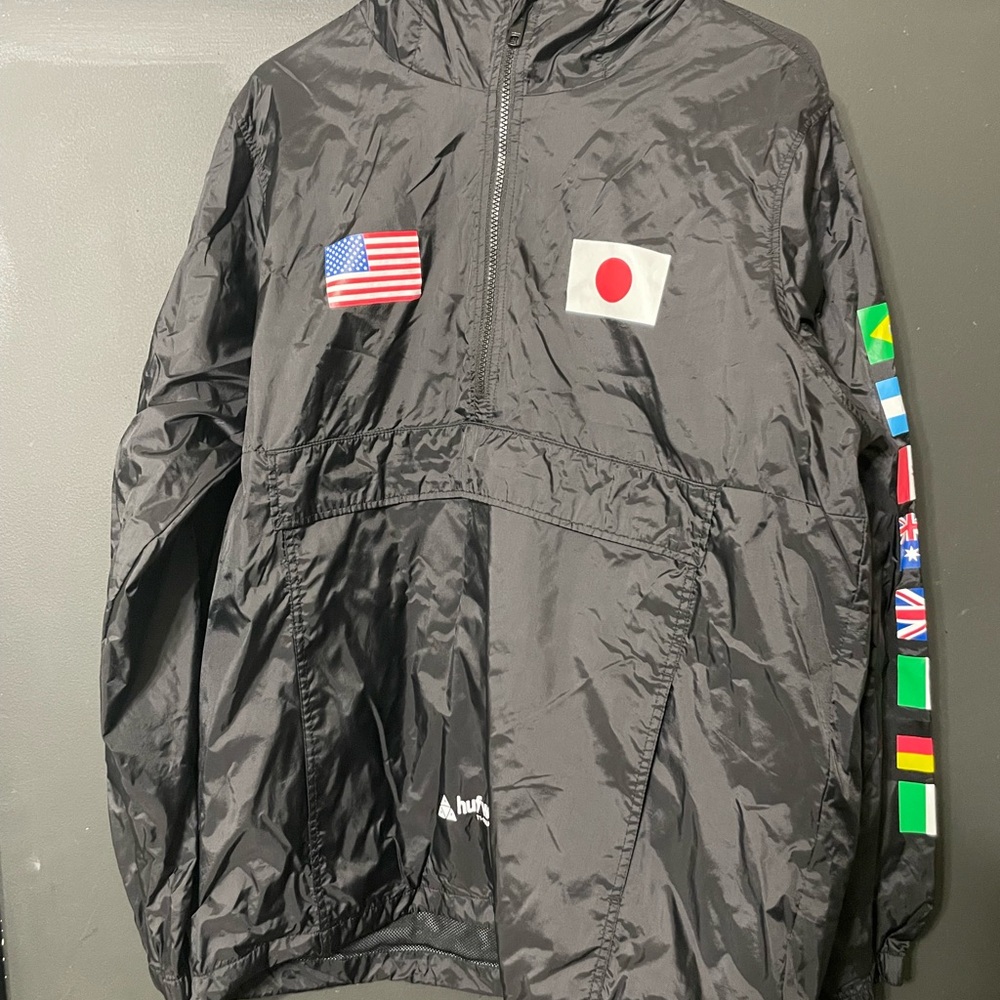Huf Black Windbreaker